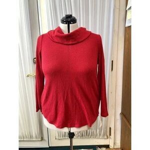 Style & co red cowl neck sweater. Size 0x. New with tags